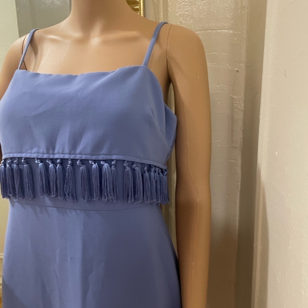 Likely Periwinkle Fringe Midi Dress - Picture 11 of 14
